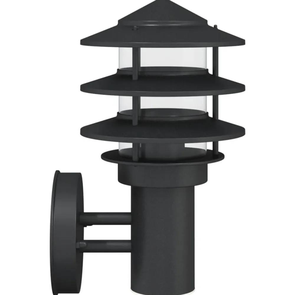 vidaXL Iluminación-Aplique de exterior de acero inoxidable