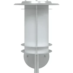 vidaXL Aplique de exterior de acero inoxidable Plateado Online