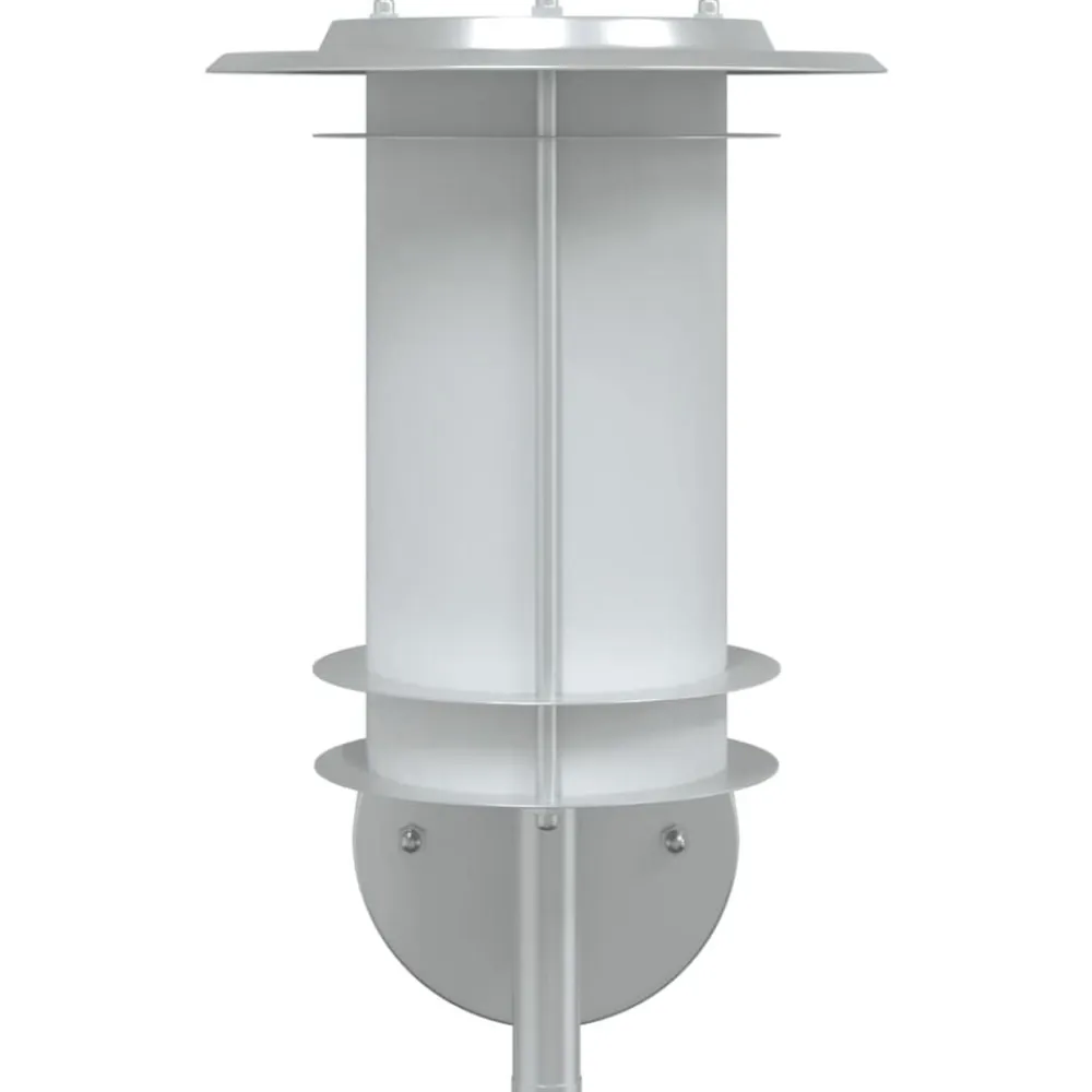 vidaXL Aplique de exterior de acero inoxidable Plateado Online