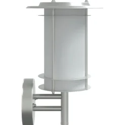 vidaXL Aplique de exterior de acero inoxidable Plateado Online