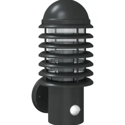 vidaXL Iluminación-Aplique de exterior con sensor acero inoxidable