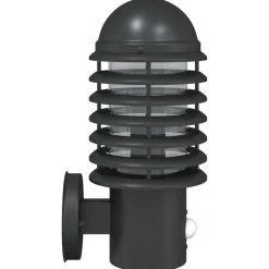 vidaXL Iluminación-Aplique de exterior con sensor acero inoxidable