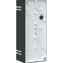 vidaXL Aplique de exterior de acero inoxidable Negro Outlet