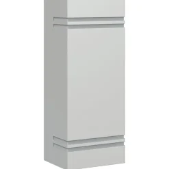 vidaXL Aplique de exterior de acero inoxidable Plateado Clearance