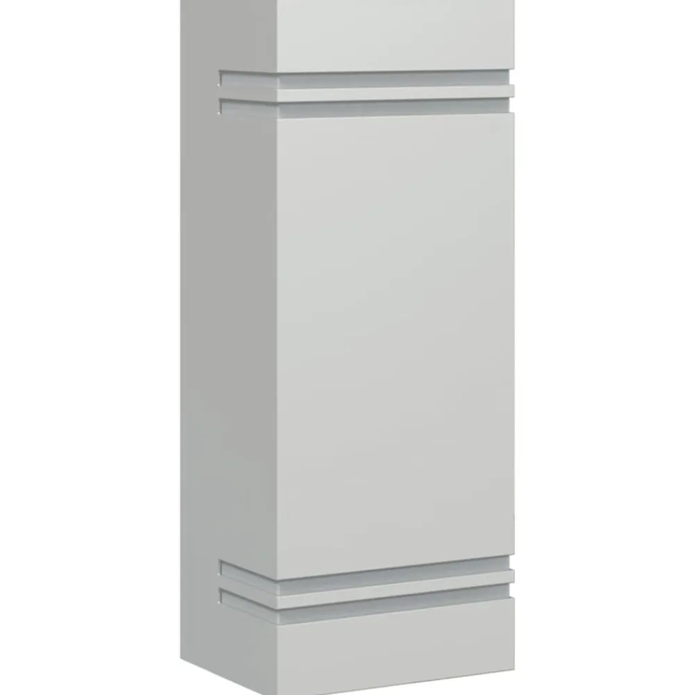 vidaXL Aplique de exterior de acero inoxidable Plateado Clearance