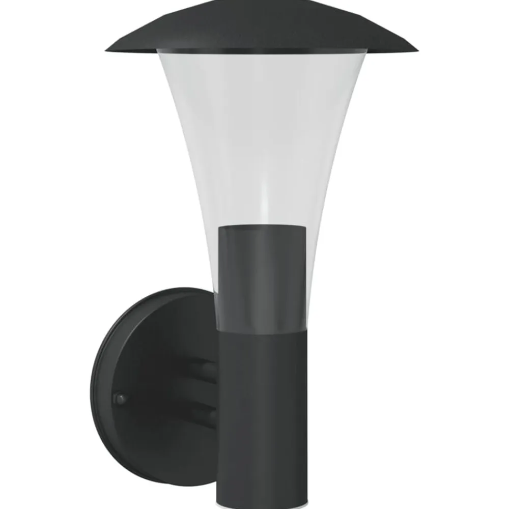 vidaXL Iluminación-Aplique de exterior de acero inoxidable