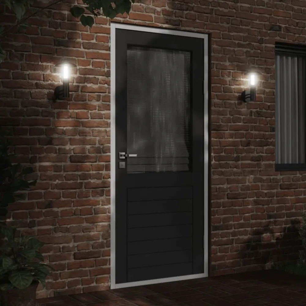 vidaXL Iluminación-Aplique de exterior de acero inoxidable