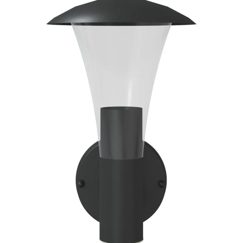 vidaXL Iluminación-Aplique de exterior de acero inoxidable
