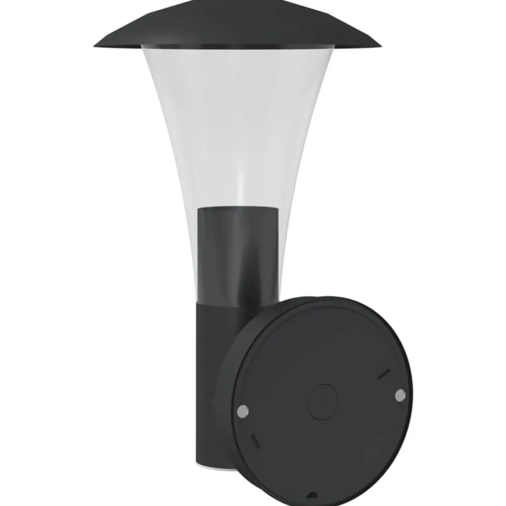 vidaXL Iluminación-Aplique de exterior de acero inoxidable