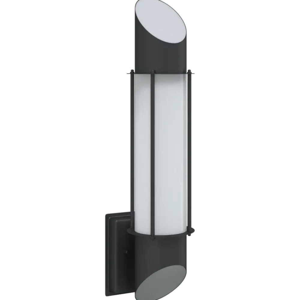 vidaXL Aplique de exterior de acero inoxidable Negro Sale