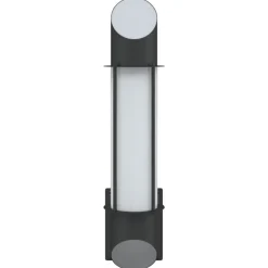 vidaXL Aplique de exterior de acero inoxidable Negro Sale