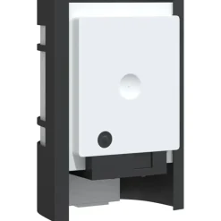 vidaXL Apliques de exterior con sensor 2 uds acero inoxidable Negro Best