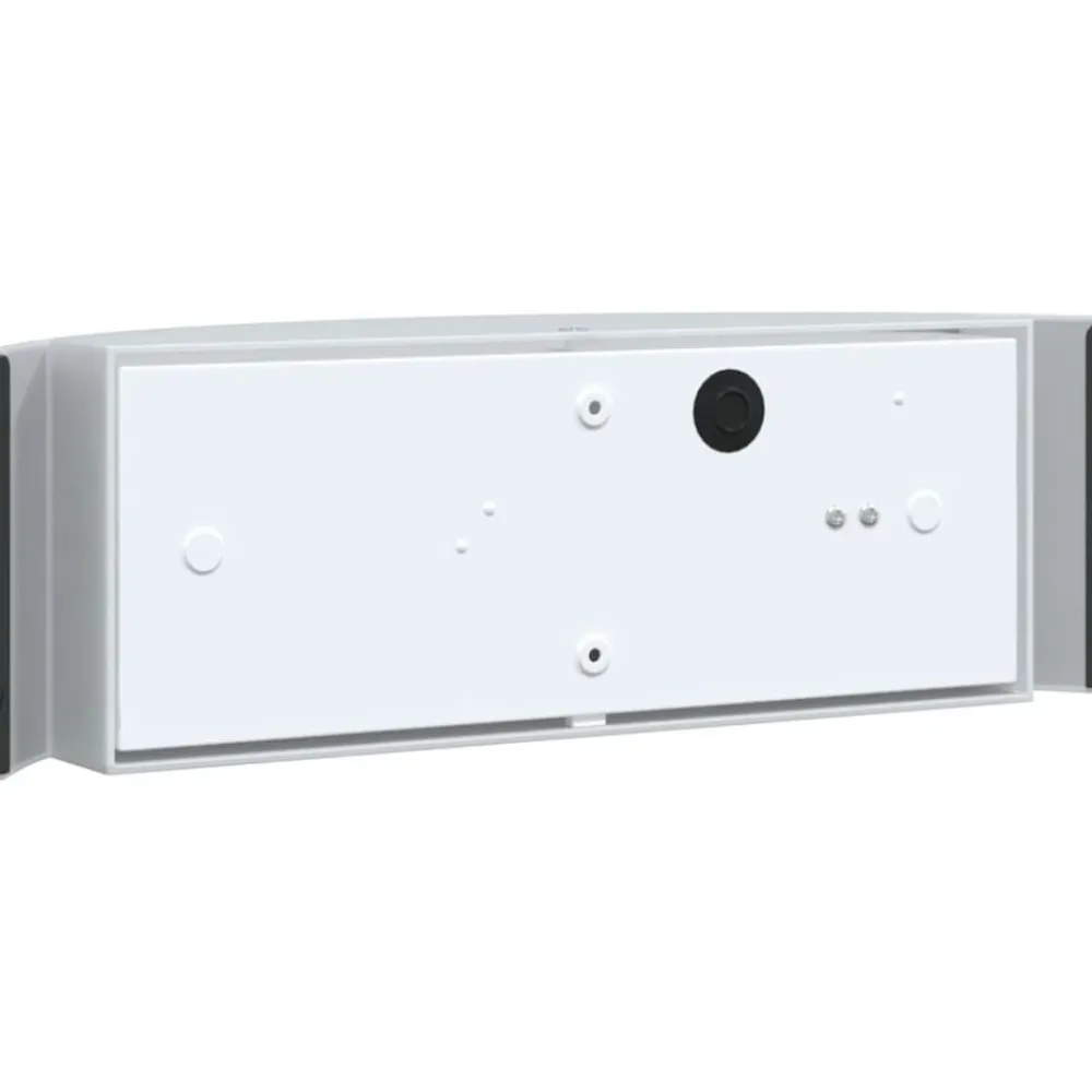 vidaXL Apliques de exterior 2 unidades acero inoxidable Negro Clearance