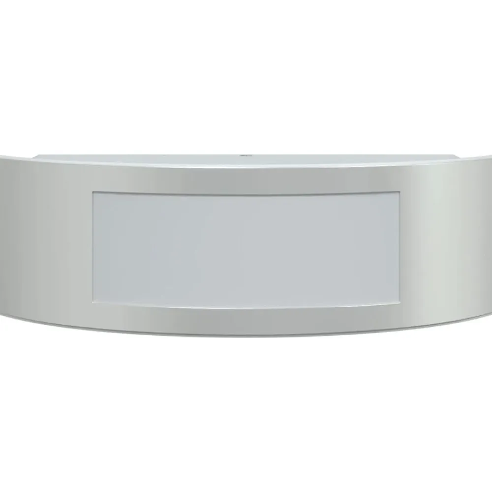 vidaXL Apliques de exterior 2 unidades acero inoxidable Plateado Hot