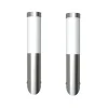 vidaXL Iluminación-Apliques de exterior 2 unidades acero inoxidable