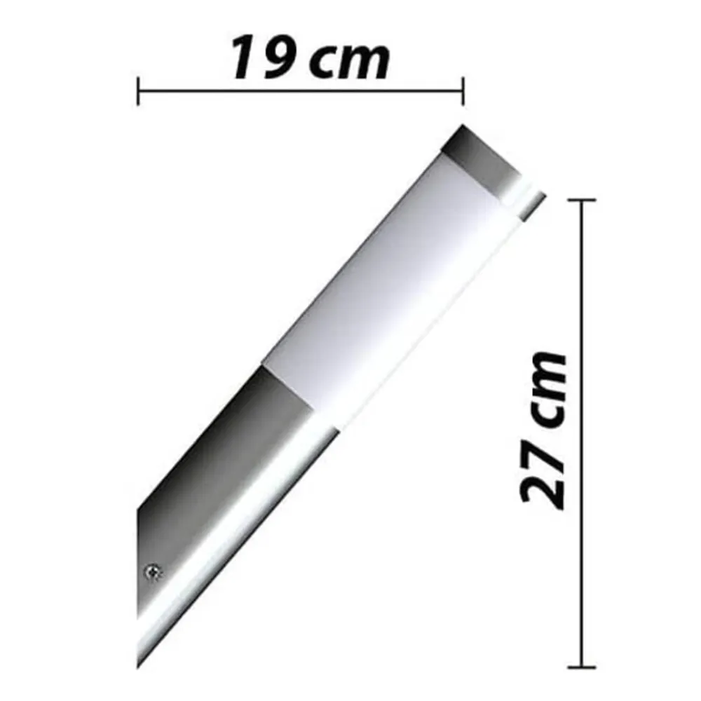 vidaXL Iluminación-Apliques de exterior 2 unidades acero inoxidable