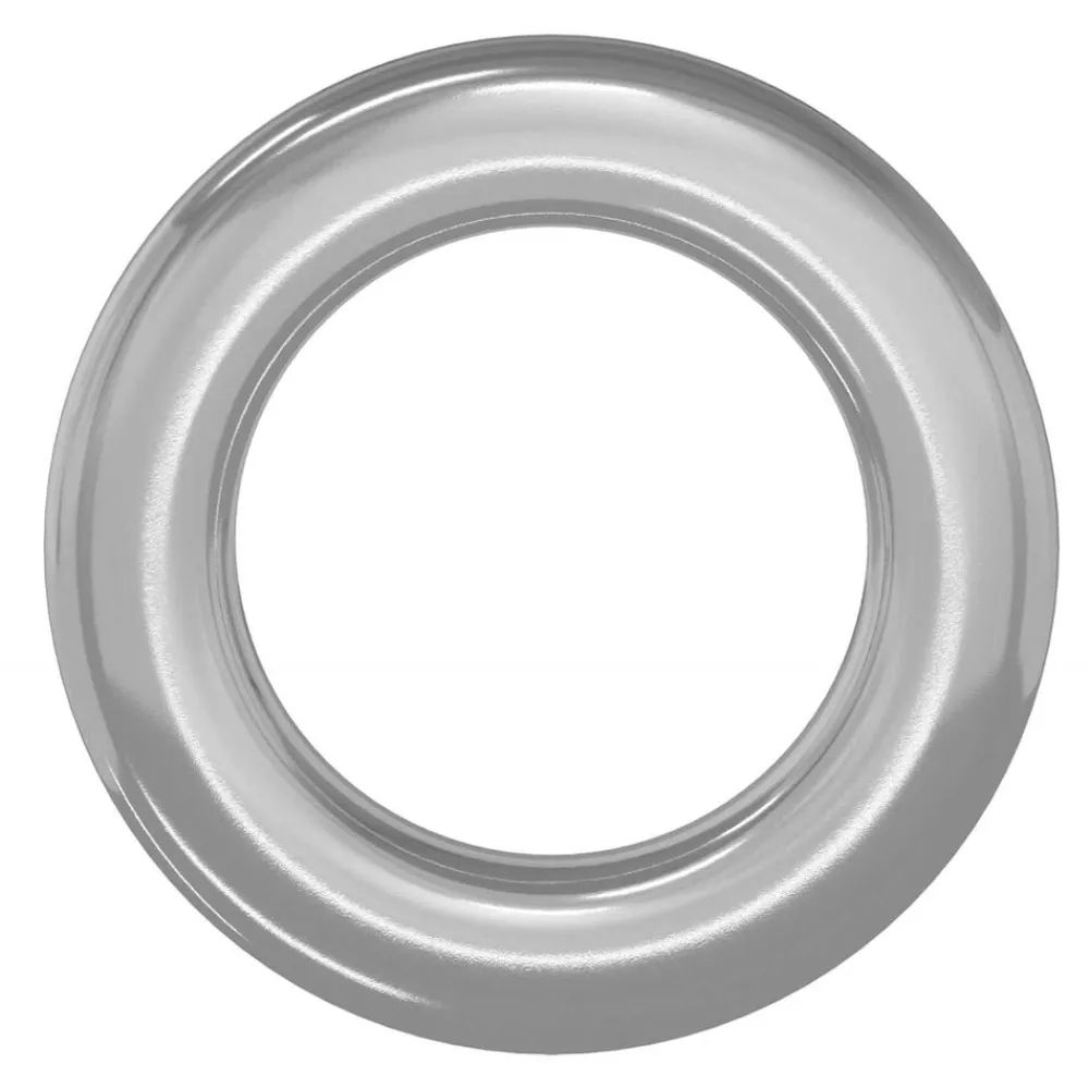 vidaXL Arandelas 2 pcs Plateado 10 x 10 x 0,8 mm Hierro New