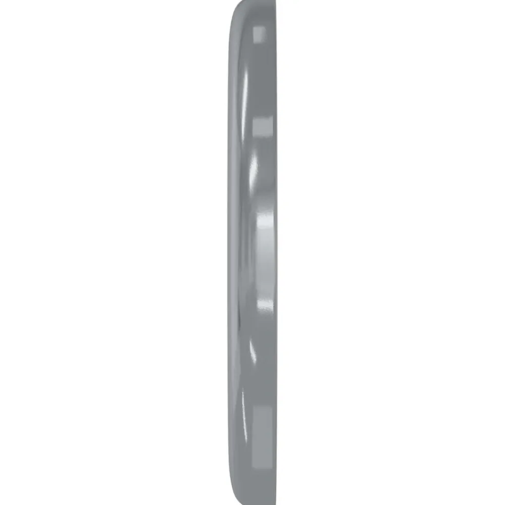 vidaXL Arandelas 2 pcs Plateado 10 x 10 x 0,8 mm Hierro New