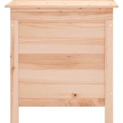 vidaXL Muebles De Jardín-Arcón de jardín madera maciza abeto 50x49x56,5 cm