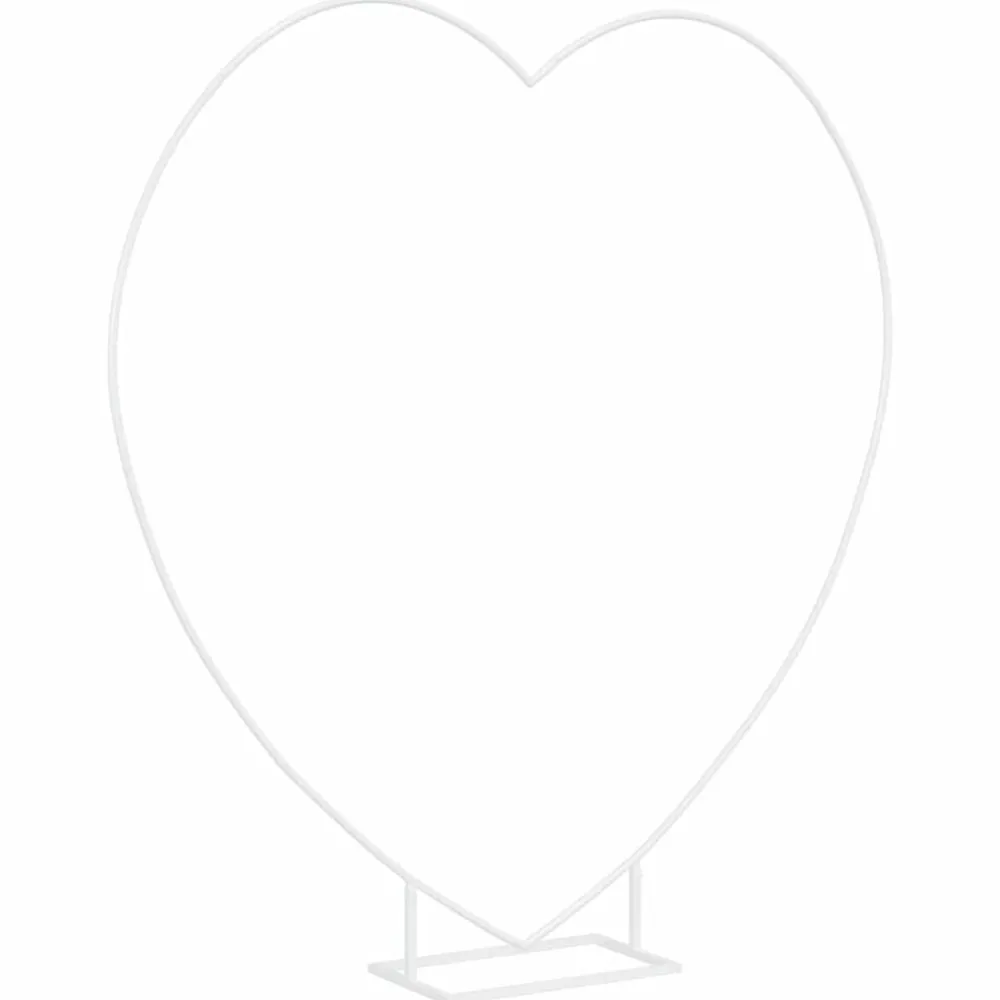 vidaXL Arco de Boda 195 x 35 x 211 cm Acero White Best