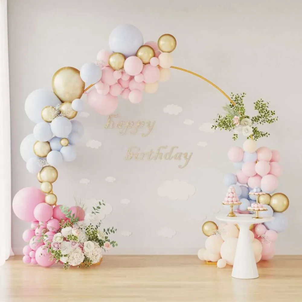 vidaXL Jardín-Arco de Boda 220 x 45 x 200 cm Acero