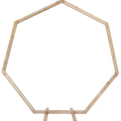 vidaXL Jardín-Arco de Boda Marrón Claro 221 x 92 x 216 cm