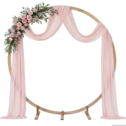 vidaXL Jardín-Arco de Boda Marrón Claro 224 x 80 x 220 cm