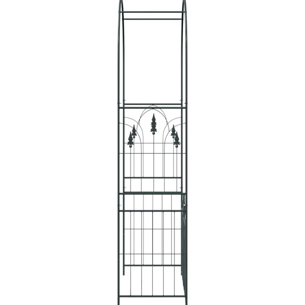 vidaXL Jardín-Arco de jardín con cerradura 102 x 50 x 218 cm