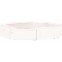 vidaXL Estructuras Para Juegos Al Aire Libre-Arenero con asientos octógono madera maciza de