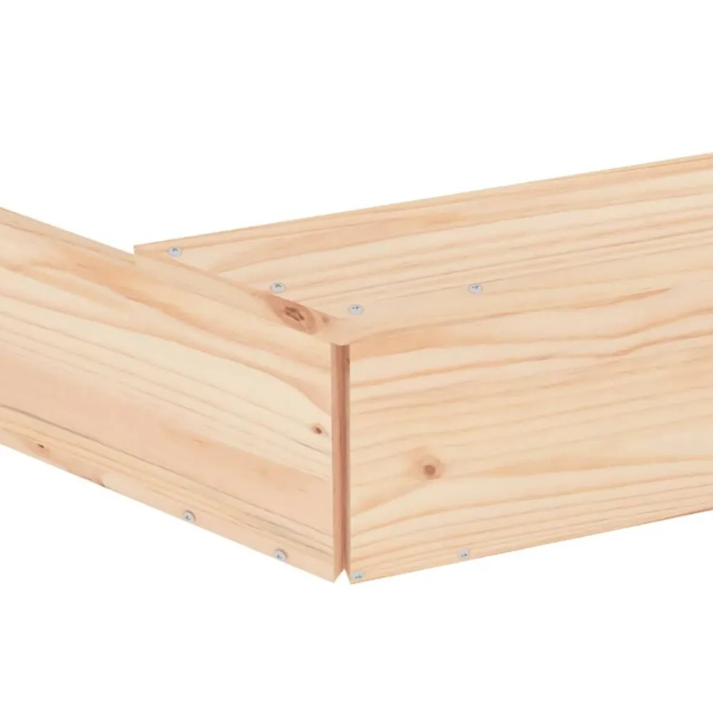vidaXL Estructuras Para Juegos Al Aire Libre-Arenero con asientos octógono madera maciza de pino