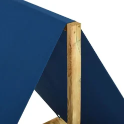 vidaXL Estructuras Para Juegos Al Aire Libre-Arenero con tejado de madera de pino impregnada 160x100x133 cm
