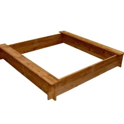 vidaXL Arenero de jardín para niños cuadrado de madera Discount