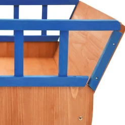vidaXL Estructuras Para Juegos Al Aire Libre-Arenero en forma de barco pirata madera de abeto 190x94,5x101cm