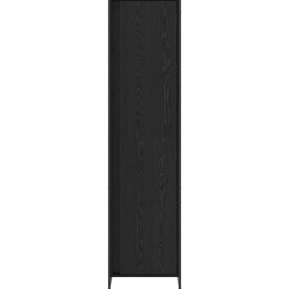 vidaXL Armario 2 pcs 50 x 50 x 200 cm Madera contrachapada Roble negro Hot