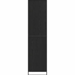 vidaXL Armario 2 pcs 50 x 50 x 200 cm Madera contrachapada Roble negro Hot