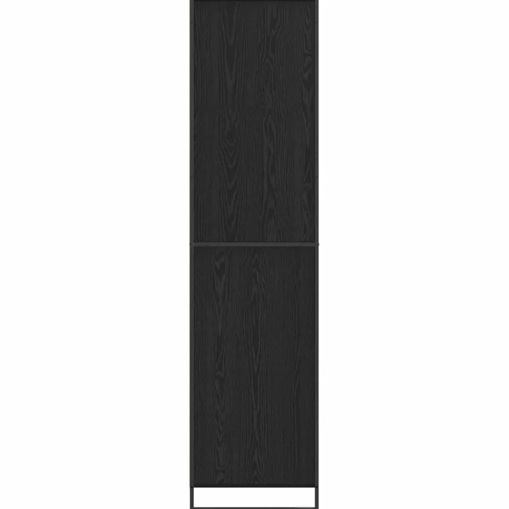 vidaXL Armario 2 pcs 50 x 50 x 200 cm Madera contrachapada Roble negro Hot