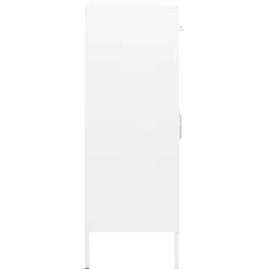 vidaXL Armario almacenamiento acero 80x35x101,5 cm Blanco Hot