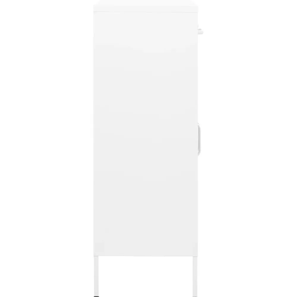 vidaXL Armario almacenamiento acero 80x35x101,5 cm Blanco Hot