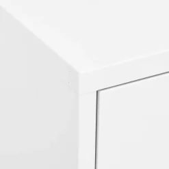 vidaXL Armario almacenamiento acero 80x35x101,5 cm Blanco Hot