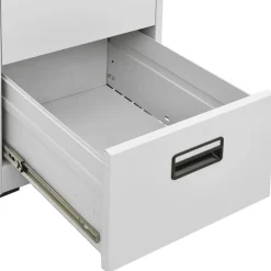 vidaXL Armario archivador de acero gris claro 46x62x102,5 cm Hot