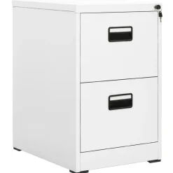 vidaXL Armarios Y Almacenamiento-Armario archivador de acero 46x62x72,5 cm