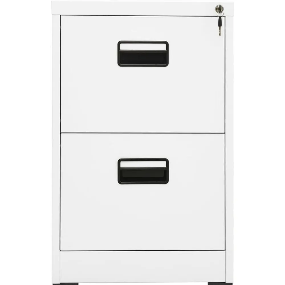 vidaXL Armarios Y Almacenamiento-Armario archivador de acero 46x62x72,5 cm