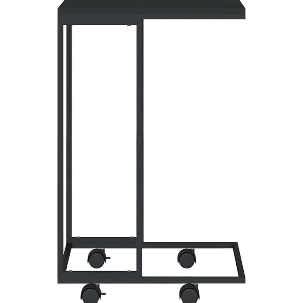 vidaXL Mesas-Armario auxiliar con ruedas contrachapado 40x30x63,5 cm