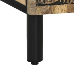 vidaXL Armario auxiliar madera maciza de mango 60x33x75 cm Discount