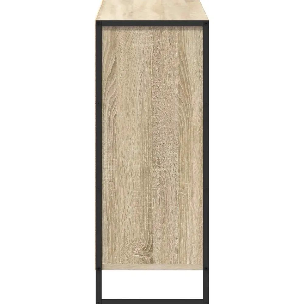 vidaXL Armarios Y Almacenamiento-Armario auxiliar Sonoma 96,5 x 30 x 75 cm Madera contrachapada