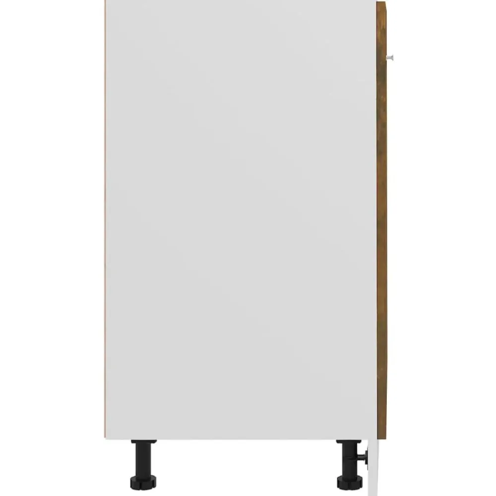 vidaXL Armario bajo "Lyon" 60x46x81,5 cm Madera de ingeniería Roble ahumado Best