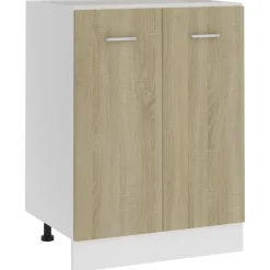 vidaXL Armario bajo "Lyon" 60x46x81,5 cm Madera de ingeniería Roble Sonoma Online