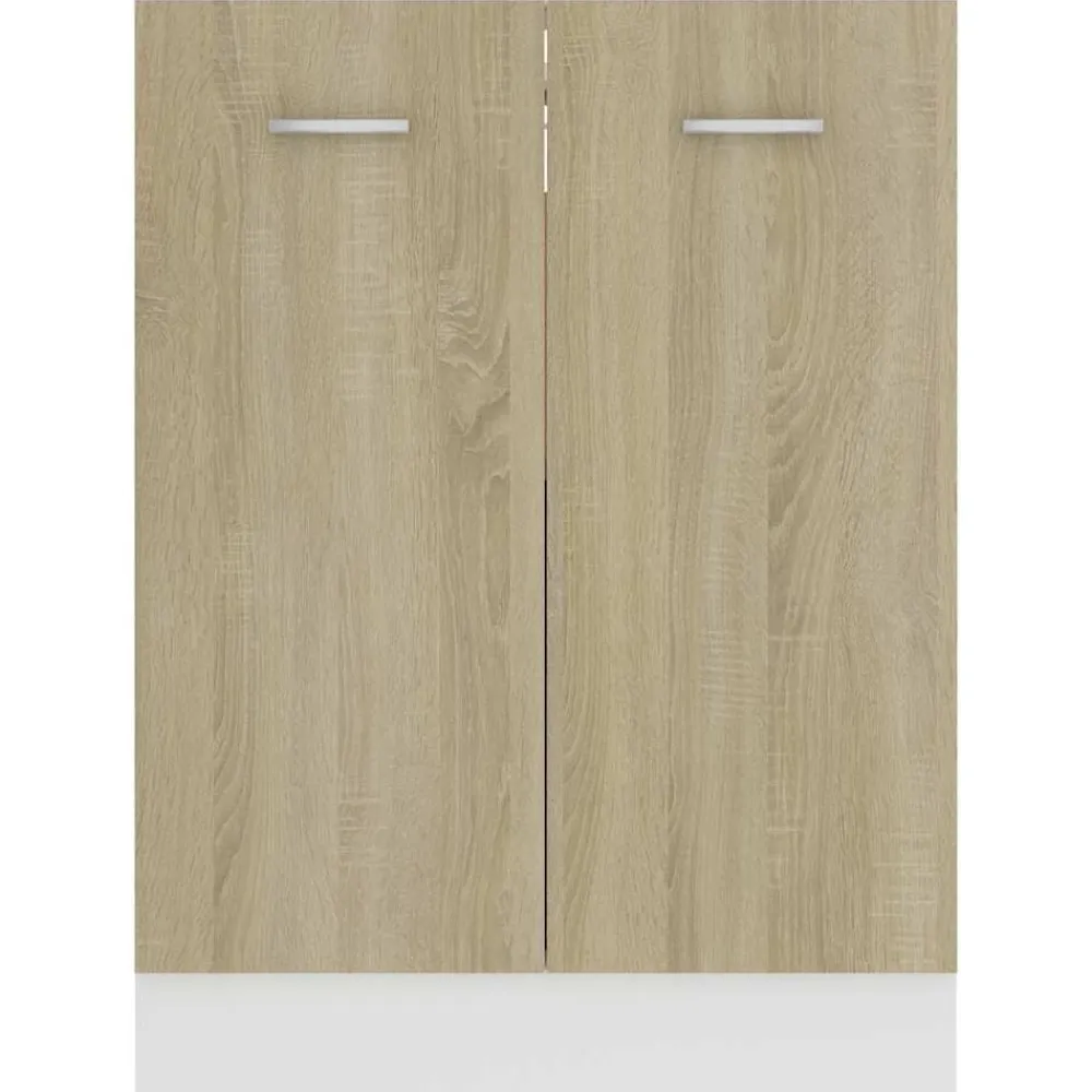 vidaXL Armario bajo "Lyon" 60x46x81,5 cm Madera de ingeniería Roble Sonoma Online