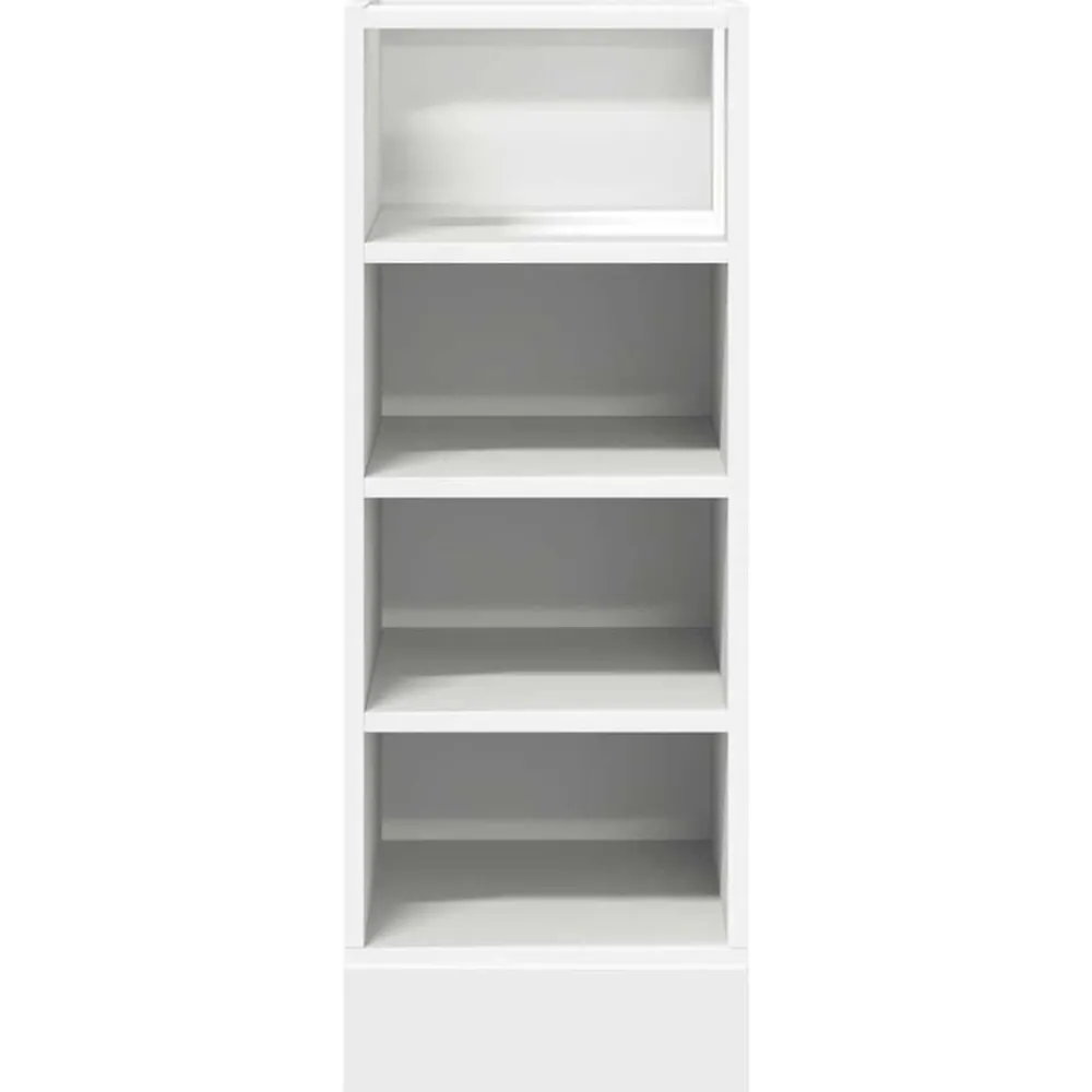 vidaXL Armario bajo "Riga" 30x44,5x81,5 cm Madera de ingeniería Blanco Online