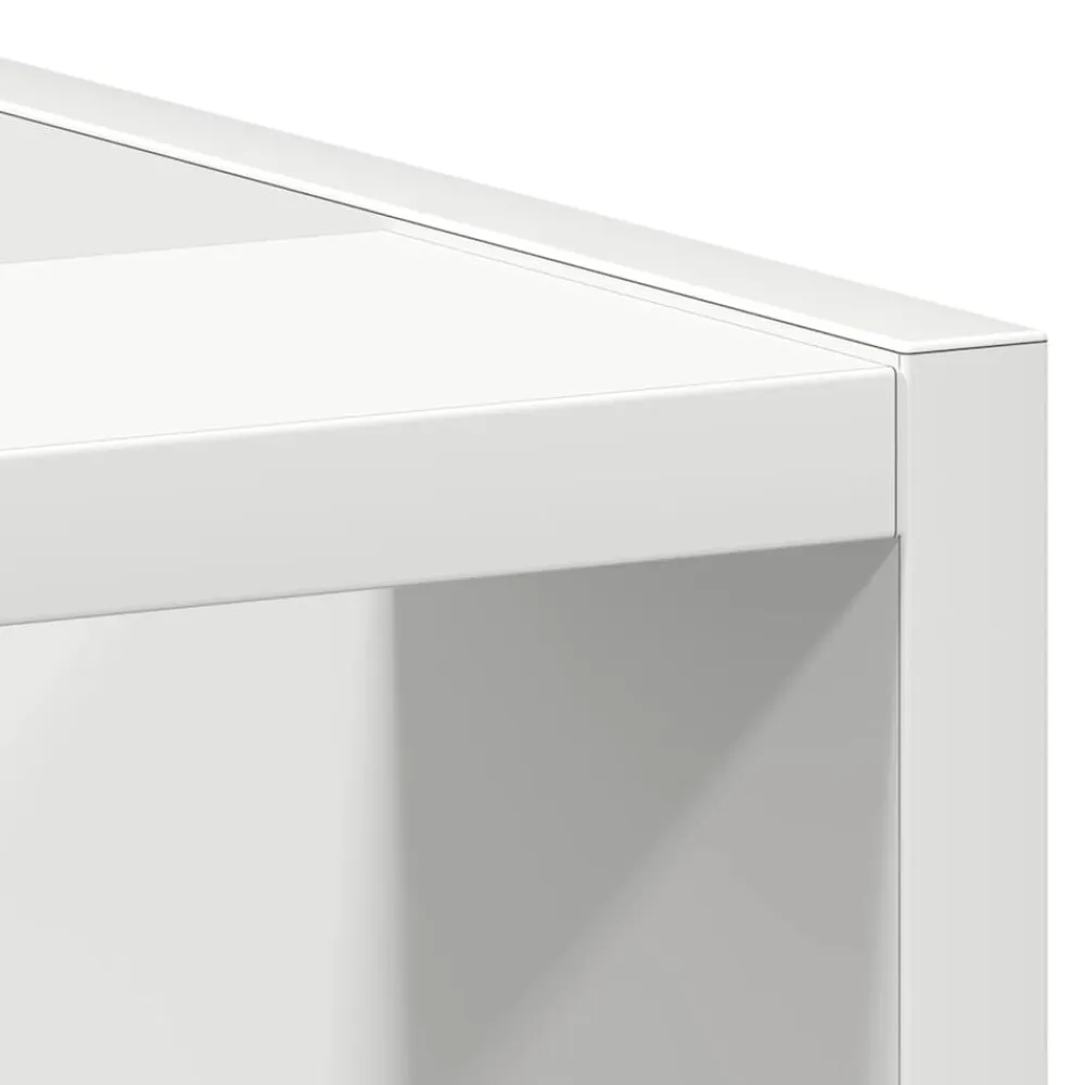 vidaXL Armario bajo "Riga" 30x44,5x81,5 cm Madera de ingeniería Blanco Online